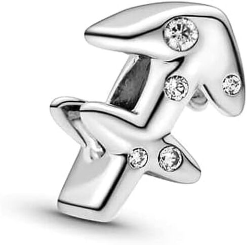 Pandora Sparkling Sagittarius Zodiac Charm - Compatible Moments Bracelets - Jewelry for Women - Gift for Women in Your Life - Made with Sterling Silver & Cubic Zirconia, No Gift Box in Saudi Arabia