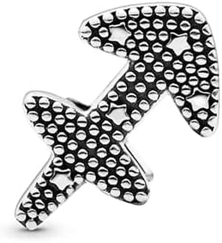 Pandora Sparkling Sagittarius Zodiac Charm - Compatible Moments Bracelets - Jewelry for Women - Gift for Women in Your Life - Made with Sterling Silver & Cubic Zirconia, No Gift Box in Saudi Arabia