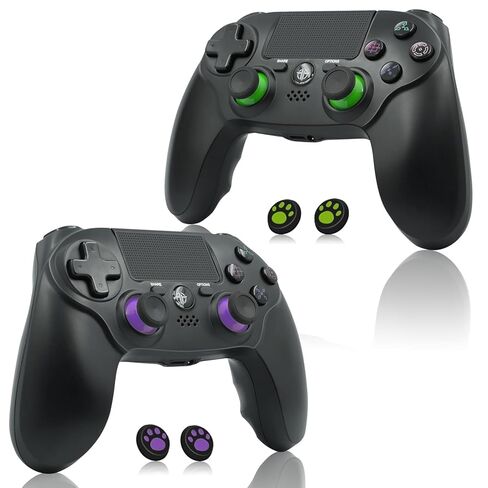 citnh wireless controller for ps4 2 pack,compatible with playstation 4/pro/slim/pc,double shock 6-axis motion sensor, sensitive touch pad,built-in speaker & 3.5mm headset jack in Saudi Arabia
