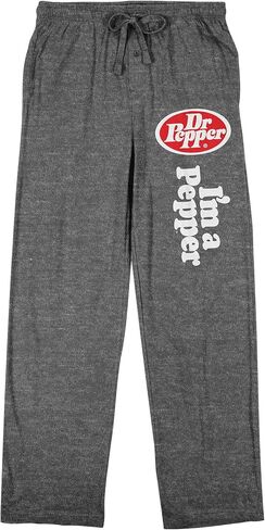 بنطال بيجامة نسائي من Dr. Pepper I'm A Pepper باللون الرمادي المنقط in Kuwait