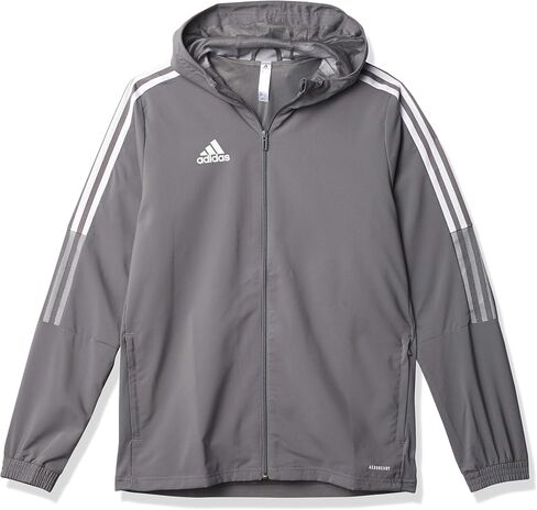 أديداس للجنسين للأطفال Tiro 21 Windbreaker Team Gray Large in Kuwait