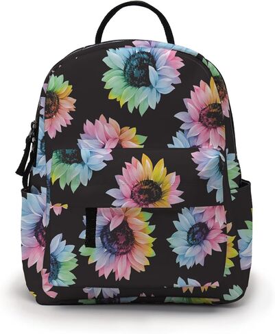 Mini Backpack for Women - Cute Small Backpack Purse with Multi Pockets, Water-Resistant 3D Printed Graphic-51 in Saudi Arabia
