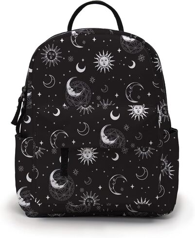 Mini Backpack for Women - Cute Small Backpack Purse with Multi Pockets, Water-Resistant 3D Printed Graphic-51 in Saudi Arabia