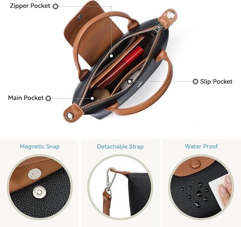 BOSTANTEN Mini Tote for Women Crossbody Bag with Adjustable Strap Top Handle Summer Purse for Everyday Use in Kuwait