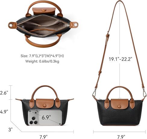 BOSTANTEN Mini Tote for Women Crossbody Bag with Adjustable Strap Top Handle Summer Purse for Everyday Use in Kuwait