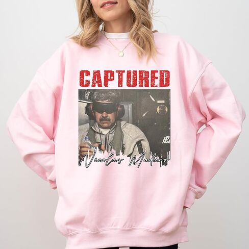 Funny Maduro Arrest USA Venezuela T-Shirt, Venezuela Libre Captured Live Maduro T-Shirt Design, Venezuelan Freedom 2026 Multi in Saudi Arabia
