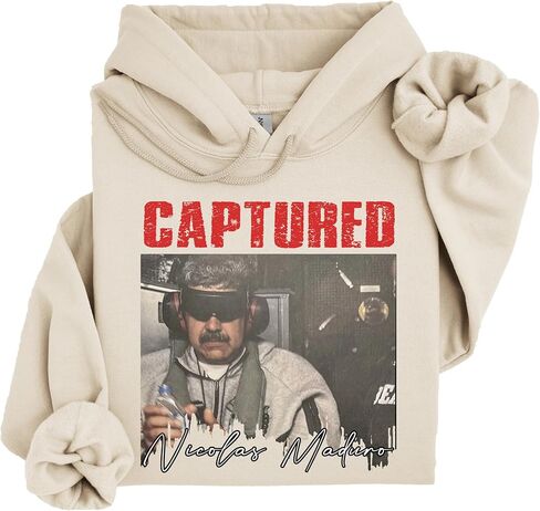 Funny Maduro Arrest USA Venezuela T-Shirt, Venezuela Libre Captured Live Maduro T-Shirt Design, Venezuelan Freedom 2026 Multi in Saudi Arabia
