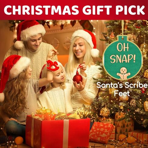 HAPPYPOP Christmas Socks for Adults - Gingerbread Santa Xmas Gifts with Greeting Card in Saudi Arabia