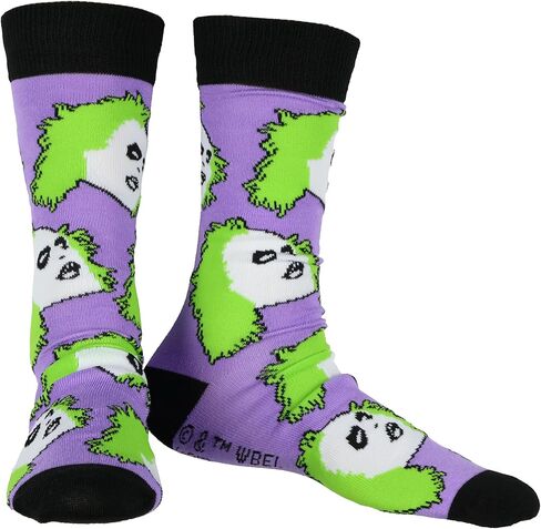 Beetlejuice Socks Adult Assorted Character Designs 5-Pair Adult Crew Socks (Fits Shoe Size 6-12) in Saudi Arabia