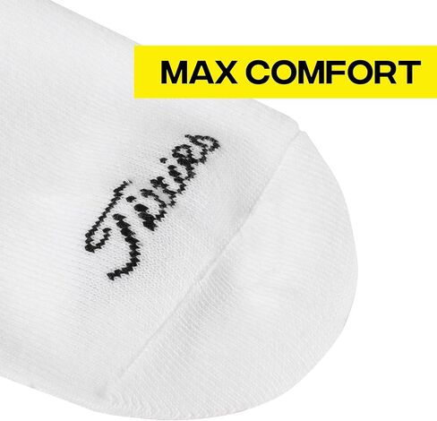 جوارب جولف مضحكة من ZEETY - جوارب بيضاء مبتكرة، هدايا جولف فريدة وإكسسوارات جولف، زوج واحد في كل عبوة، مقاس 9-13 in Kuwait