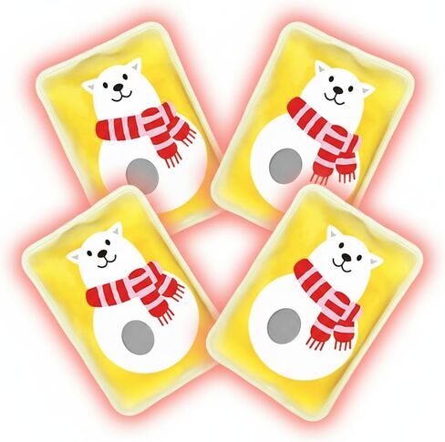 Reusable Snap Heat Pack, Hand Warmers Click, Hand Warmers Boil Click Heat Pocket Hand Warmer, Pouch Gel Hand Warmers for Hiking Skiing Winter Sports in Kuwait