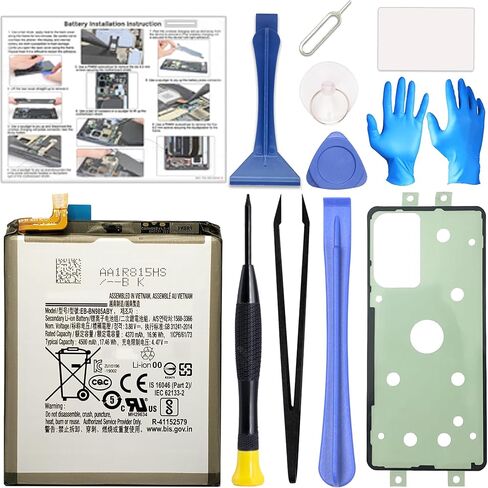 Green Fusion متوافق مع Galaxy Note 9 استبدال البطارية ، بطارية EB-BN965ABU لـ Samsung Galaxy Note 9 N960U N960F N9600 مع تعليمات التثبيت والإصلاح in Kuwait