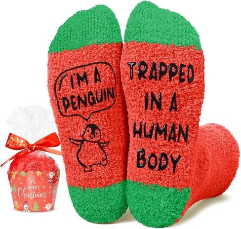 HAPPYPOP Christmas Socks for Men Women - Christmas Gifts Stocking Stuffers for Teens Animals in Saudi Arabia
