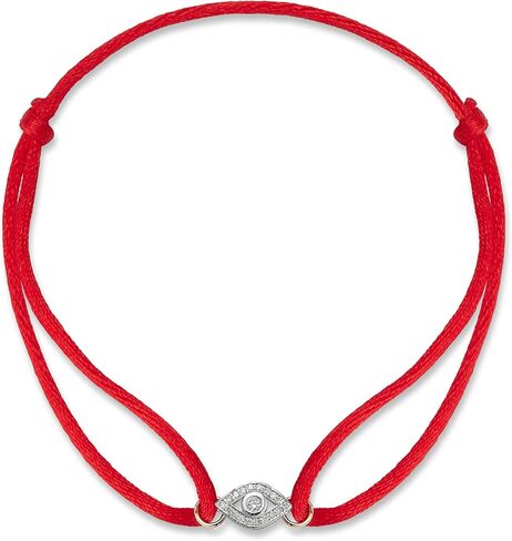 MATEO New York Evil Eye on Red Nylon Bracelet in Saudi Arabia