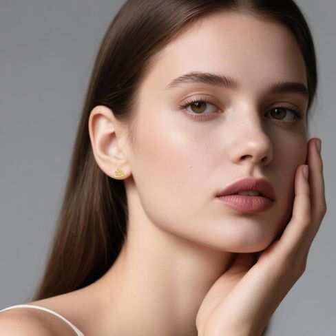 14K Gold Celtic Knot Necklace and Stud Earrings Jewelry Set for Women Yellow Gold Irish Good Luck Trinity Knots Pendant Earring Sets for Her Mom Wife Birthday Christmas Anniversary in Saudi Arabia