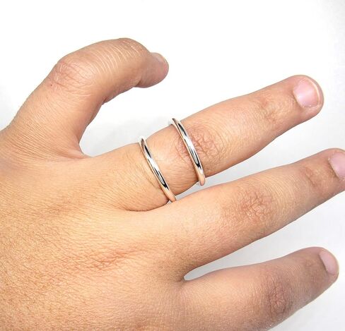 Trigger Silver Splint Ring • EDS splint • MCP splint • Handmade Splint Ring • Ring Splint • Triggering Ring in Saudi Arabia