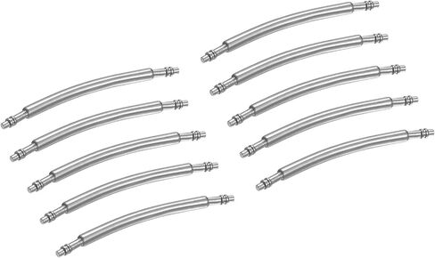 HARFINGTON Watch Band Pins Curved Spring Bar Pin Stainless Steel Double Flanged End Link Repair Kit in Saudi Arabia