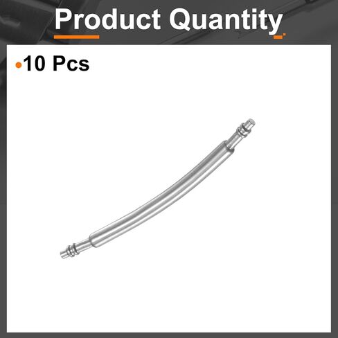 HARFINGTON Watch Band Pins Curved Spring Bar Pin Stainless Steel Double Flanged End Link Repair Kit in Saudi Arabia