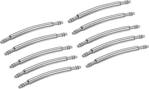 HARFINGTON Watch Band Pins Curved Spring Bar Pin Stainless Steel Double Flanged End Link Repair Kit in Saudi Arabia