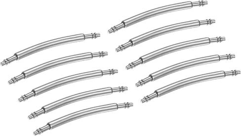 HARFINGTON Watch Band Pins Curved Spring Bar Pin Stainless Steel Double Flanged End Link Repair Kit in Saudi Arabia