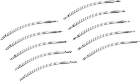 HARFINGTON Watch Band Pins Curved Spring Bar Pin Stainless Steel Double Flanged End Link Repair Kit in Saudi Arabia