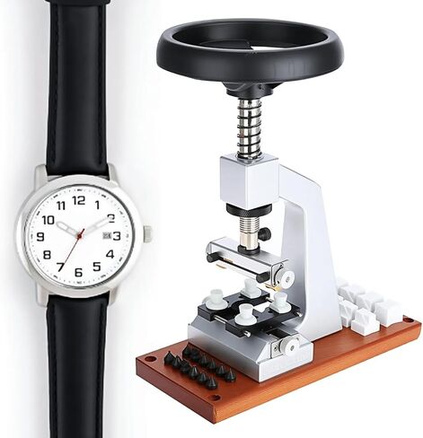 فتاحة علبة الساعة لصانعي الساعات، فتاحة علبة الساعة 5700 مع قاعدة معدنية أداة إصلاح صانع الساعات لصناعة الساعات وإصلاحها in Kuwait