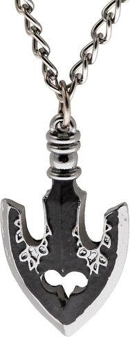 Bioworld JoJo's Bizarre Adventure Anime Keicho's Stand Arrow Replica Design Necklace With Adjustable Chain and Lobster Clasp in Saudi Arabia