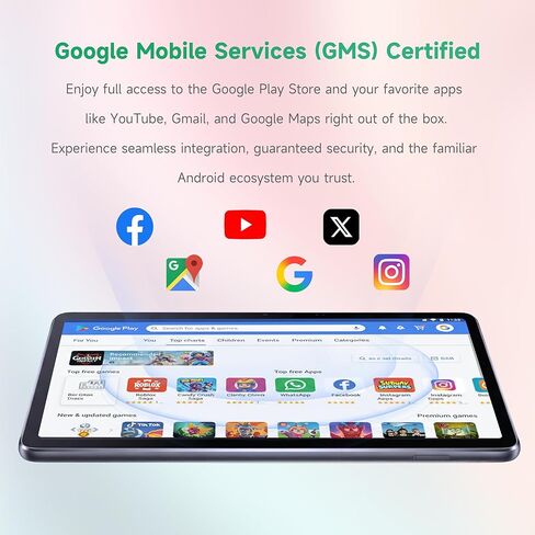 Lincplus T3 Tablet 10.4inchs Tablets Computer Android 2K Screen ، Mediatek Helio G99 ، 6GB RAM + 128GB ROM + Expensed ، 8 + 13MP Camera Dual Camera ، 7000mah ، WiFi ، GPS (T3-6G) in Saudi Arabia