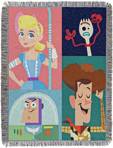 بطانية منسوجة منسوجة من Northwest Toy Story Woody My New Toys، مقاس 48 بوصة × 60 بوصة in Kuwait