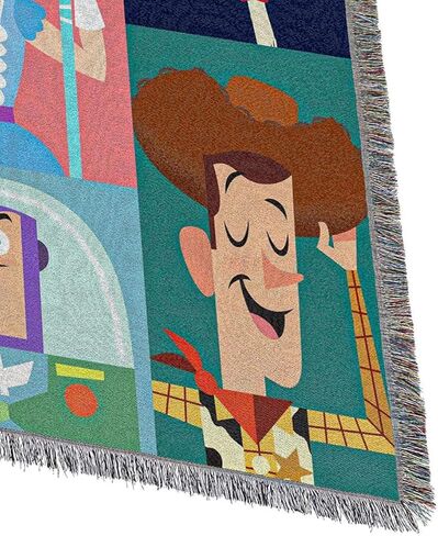 بطانية منسوجة منسوجة من Northwest Toy Story Woody My New Toys، مقاس 48 بوصة × 60 بوصة in Kuwait