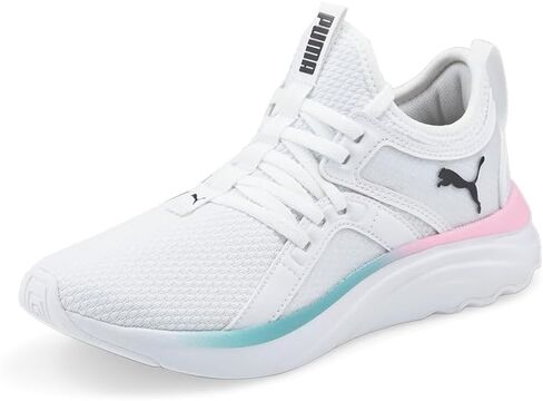 PUMA Kids Girls Softride Sophia Lace Up Sneakers Shoes Casual - White in Saudi Arabia