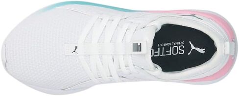PUMA Kids Girls Softride Sophia Lace Up Sneakers Shoes Casual - White in Saudi Arabia