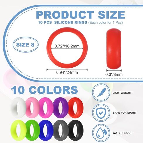 Sport Silicone Rings, Rubber Wedding Bands, Men's and Women's Engagement Rings in Saudi Arabia
