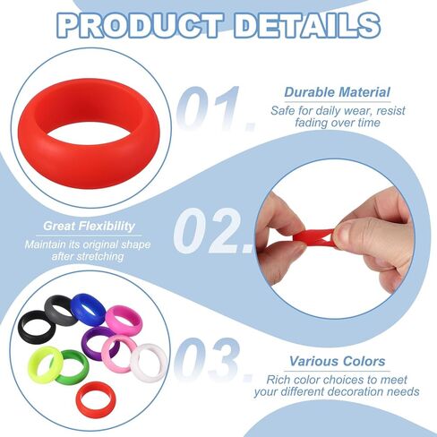 Sport Silicone Rings, Rubber Wedding Bands, Men's and Women's Engagement Rings in Saudi Arabia