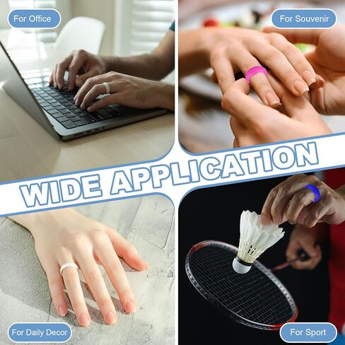 Sport Silicone Rings, Rubber Wedding Bands, Men's and Women's Engagement Rings in Saudi Arabia