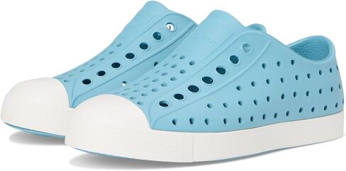 Native Shoes Kids Jefferson Sugarlite Ombre (طفل كبير) - الجزء العلوي من EVA مثقوب - مقدمة دائرية - طراز سهل الارتداء رمادي جرافيتي/أخضر جندب/جرافيتي جراسهوبر أومبير 13 Little Kid M in Saudi Arabia