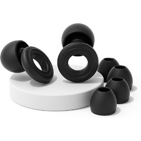 سدادات أذن من السيليكون لإلغاء الضوضاء، تصميم خفيف الوزن، 6 أغطية لأطراف الأذن بأحجام مختلفة، ملاءمة مريحة قابلة للغسل، للنوم والعمل والحفلات الموسيقية والدراسة in Kuwait