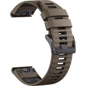 22mm Watch Band for Garmin Fenix 8 47 mm/Fenix E/Fenix 7,Quickfit Silicone Bands for Garmin Fenix 7 Pro/Fenix 6/Fenix 6 Pro/Fenix 5/Fenix 5 Plus/Epix Pro Gen 2 47mm/Forerunner 965/955/945/935 for Men Women in Saudi Arabia