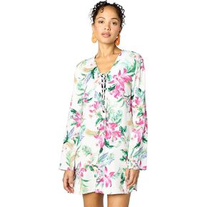 La Blanca Women's Tunic Swimsuit Cover Up, Blue//Alboran Sea, Small in Kuwait