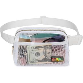 Fanny Pack Crossbody Bag, Small Waist Pack Sling Bag, Hip Belt Pouch for Running, Sports, Travel (Black) in Saudi Arabia