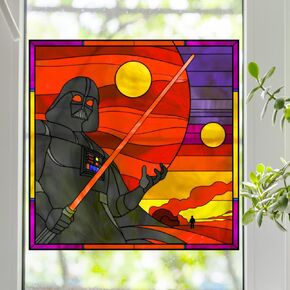 فيلم تظليل النوافذ من الزجاج الملون SW Vader (17 بوصة × 17 بوصة) in Saudi Arabia