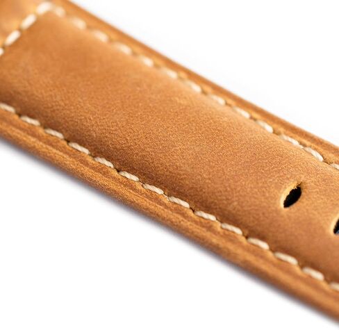 Quick Release Leather Straps For Panerai Watches 20mm 22mm 24mm, Replacement Leather Watch Band With Buckle, Calf Watch Strap For Panerai Watches in Saudi Arabia