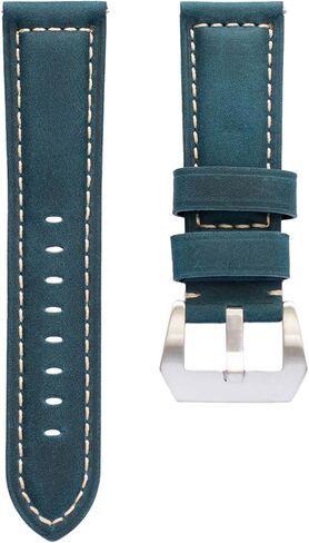 Quick Release Leather Straps For Panerai Watches 20mm 22mm 24mm, Replacement Leather Watch Band With Buckle, Calf Watch Strap For Panerai Watches in Saudi Arabia