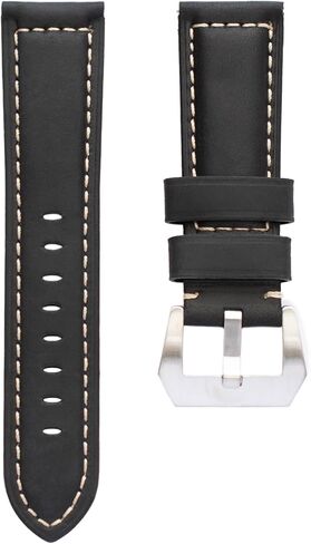 Quick Release Leather Straps For Panerai Watches 20mm 22mm 24mm, Replacement Leather Watch Band With Buckle, Calf Watch Strap For Panerai Watches in Saudi Arabia