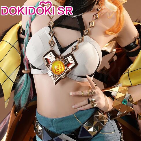 KIRA KIRA Genshin Xilonen Cosplay Costume Doki-SR Game Genshin Natlan Xilonen Cosplay Halloween Costume in Saudi Arabia