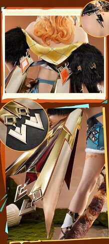 KIRA KIRA Genshin Xilonen Cosplay Costume Doki-SR Game Genshin Natlan Xilonen Cosplay Halloween Costume in Saudi Arabia