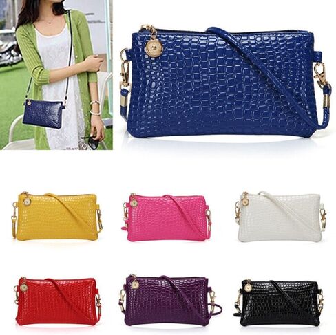 Women Messenger Cross Body Satchel Shoulder Handbag Black in Saudi Arabia