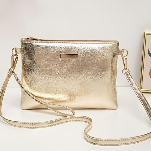 Women'S Shoulder Bag Lightweight & Spacious with Zipper Closure, Durable Polyester in Saudi Arabia