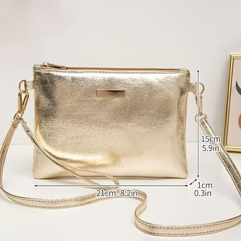 Women'S Shoulder Bag Lightweight & Spacious with Zipper Closure, Durable Polyester in Saudi Arabia