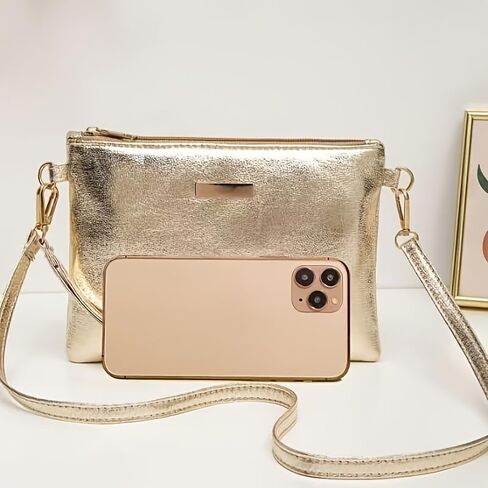 Women'S Shoulder Bag Lightweight & Spacious with Zipper Closure, Durable Polyester in Saudi Arabia